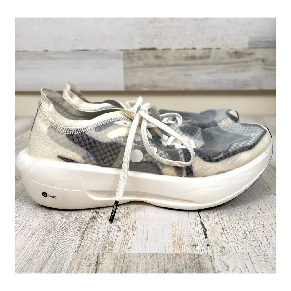 Craft Nordlite 7 White Gray Camo Running Shoes Lightweight Speed
